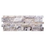 720 Silver Splitface Travertine Wall Panel 3 4 FBR Marble