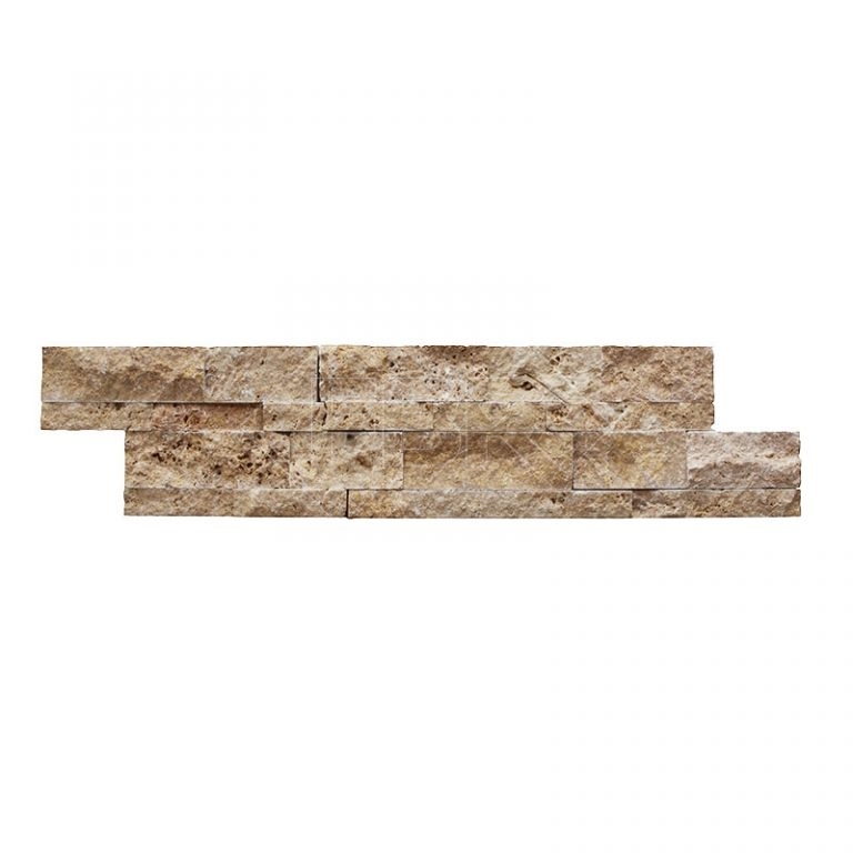 6x24 Noce Splitface Travertine Ledger (1/2) | FBR Marble | PAVERS ...