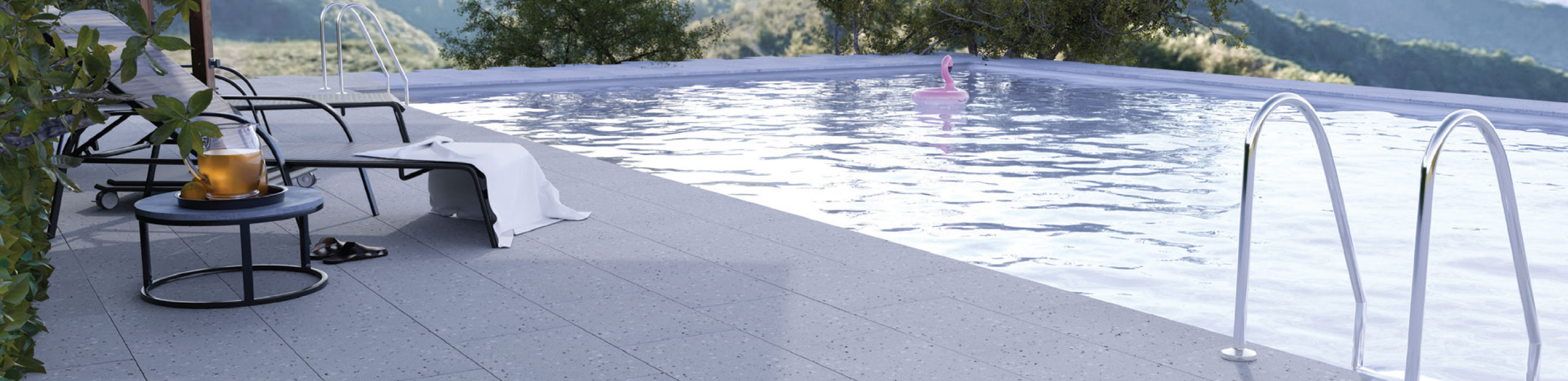 Mist Terrazzo Paver
